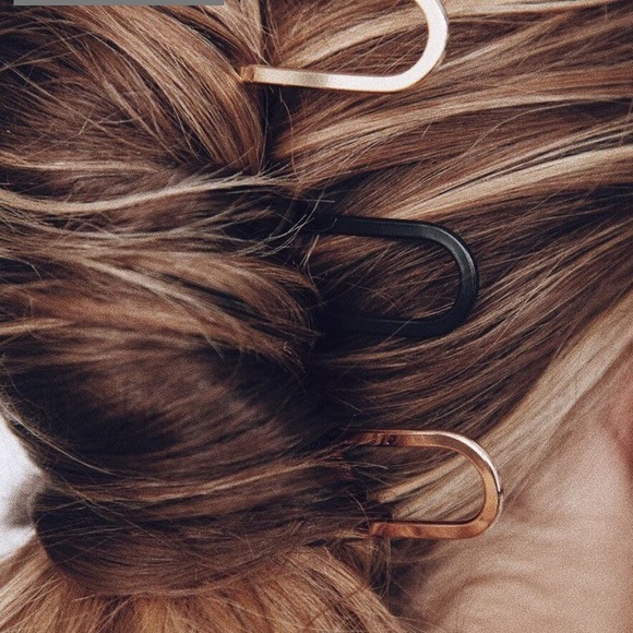 Scunci Brown and Tortoise French Hair Pins Set - Picture 7 of 7